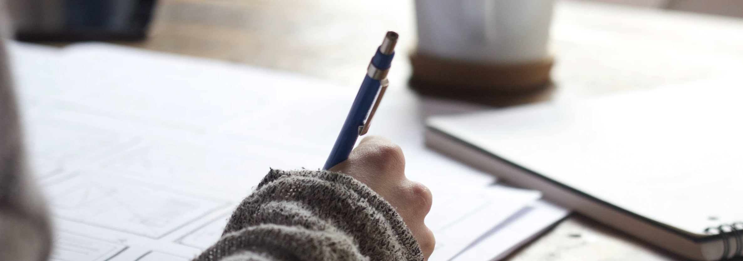 student applying for a scholarship