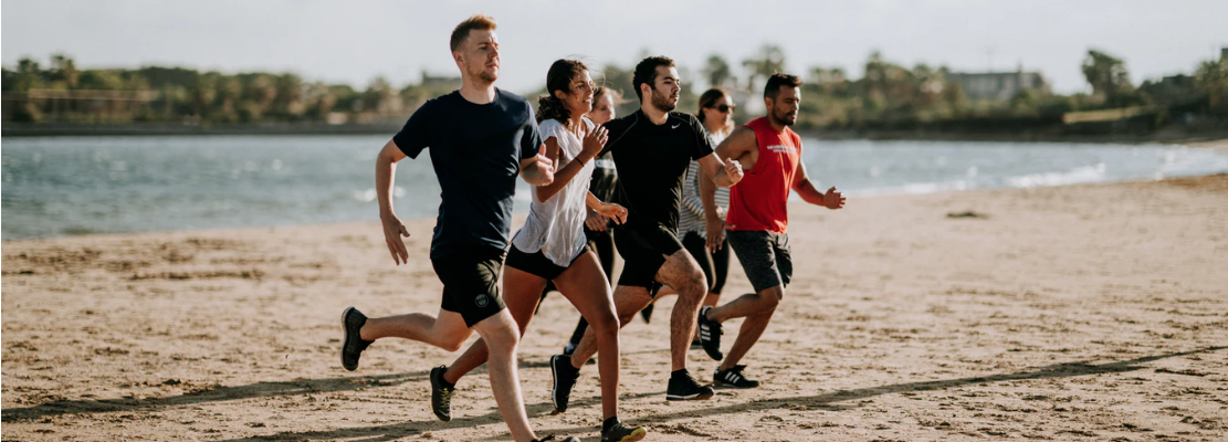 Group getting in shape